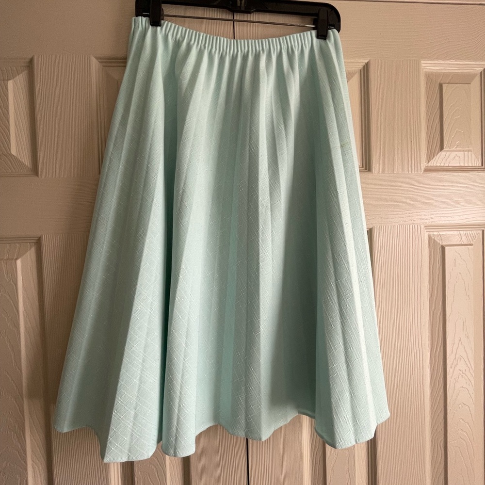 Vintage Mint Green Circle Skirt
